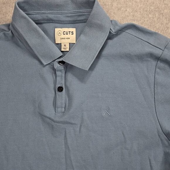 Cuts Clothing Polo Shirt XL Curve Hem - Picture 1 of 9